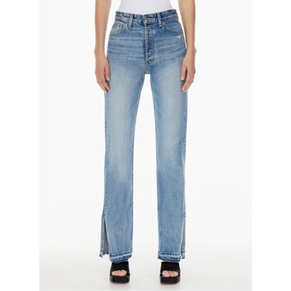 EB Denim Unraveled Two Straight Leg Jeans